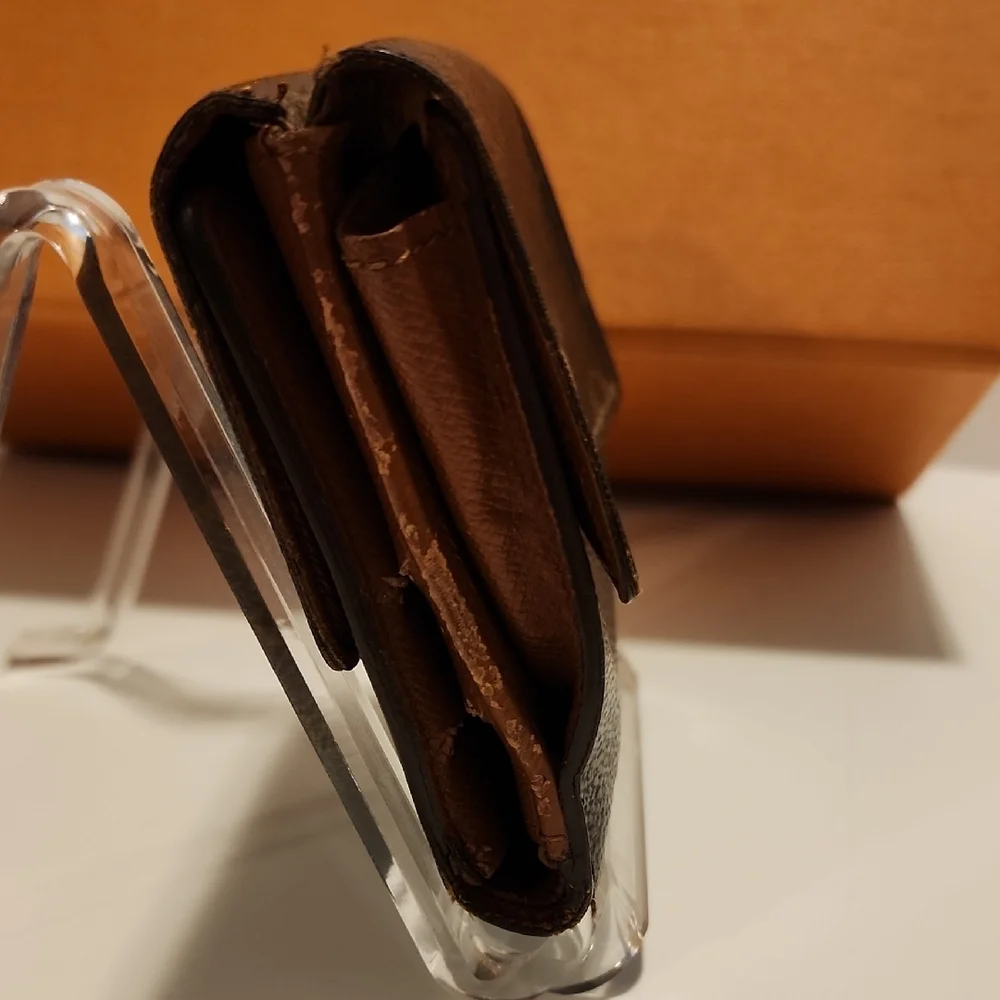 Louis Vuitton Dark Brown Monogram Wallet - Picture 3 of 11